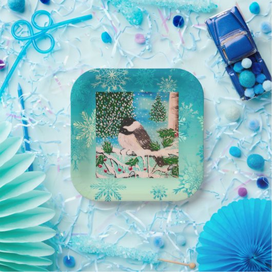 Christmas Chickadee Chatter Bord (Feest)