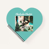 Christmas Chickadee Chatter Notitieblok Notitieboek (Voorkant)