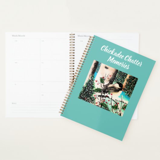 Christmas Chickadee Chatter Notitieblok Planner (Display)