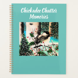 Christmas Chickadee Chatter Notitieblok Planner