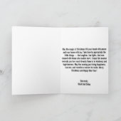 Christmas Chicken Folded Holiday Card Feestdagen Kaart (Binnen)