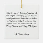 Christmas Chicken Ornament (Achterkant)