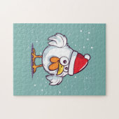 Christmas Chicken Puzzle Legpuzzel (Horizontaal)
