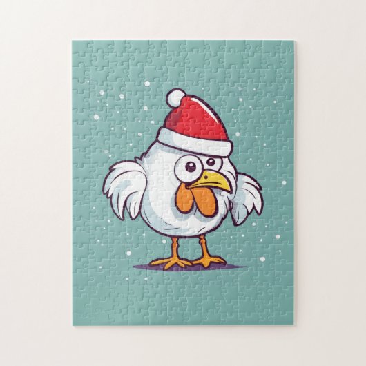 Christmas Chicken Puzzle Legpuzzel (Verticaal)