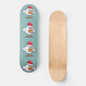 Christmas Chicken Skateboard (Voorkant)