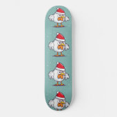 Christmas Chicken Skateboard (Voorkant)