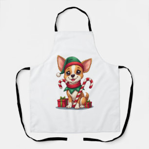 Christmas Chihuahua Cheer Schort