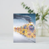 Christmas Child Christmas Motif December Train Feestdagenkaart (Staand voorkant)