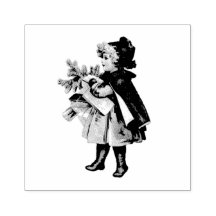  "CHRISTMAS CHILD" WOOD ART STAMP