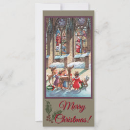Christmas Children Nativity Photocard Kaart