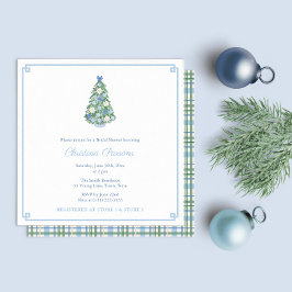 Christmas Chinoiserie Chic Vrijgezellenfeest Party Kaart