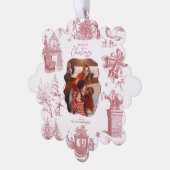 Christmas Chinoiserie Photo Tree Ornament (Links)