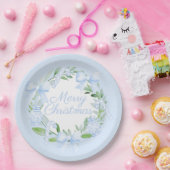 Christmas Chinoiserie Waterverf Ginger Jar Krans Papieren Bordje (Feest)