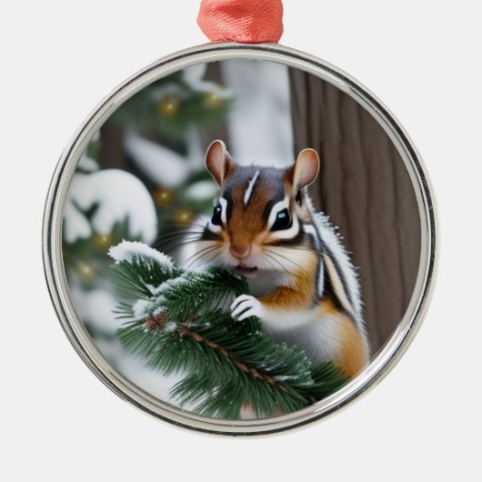 Christmas Chipmunk Ornament (Voorkant)
