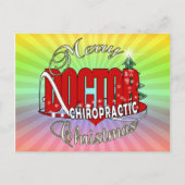 CHRISTMAS CHIROPRACTISCHE ARTS FEESTDAGENKAART (Voorkant)