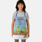 Christmas Choo Choo Train Gingerbread Man n Snoep Schort (Insitu)