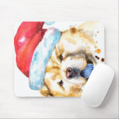 CHRISTMAS CHOW CHOW DOG | Decorative Blanket Muismat (Met muis)