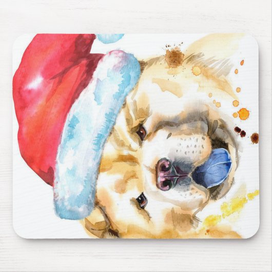 CHRISTMAS CHOW CHOW DOG | Decorative Blanket Muismat (Voorkant)