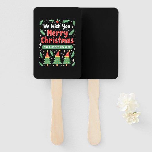 Christmas Christmas Christmas Christmas Christmas  Handwaaier (Voorkant en achterkant)