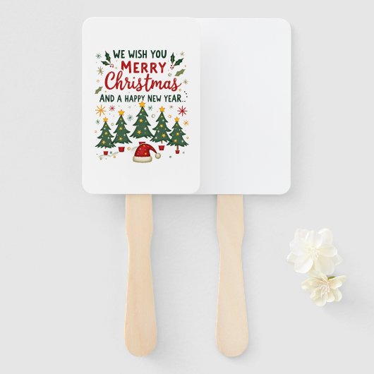 Christmas Christmas Christmas Christmas Christmas  Handwaaier (Voorkant en achterkant)