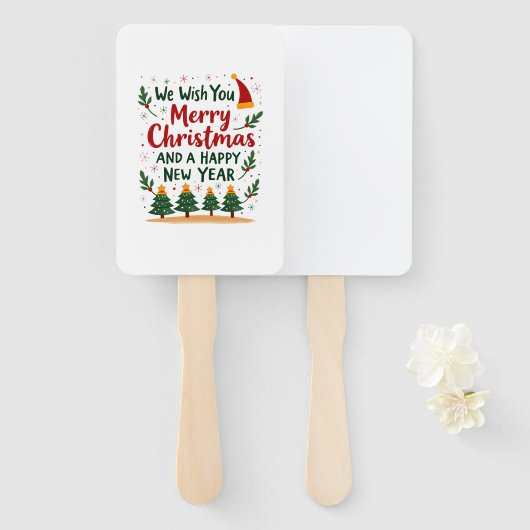 Christmas Christmas Christmas Christmas Christmas  Handwaaier (Voorkant en achterkant)