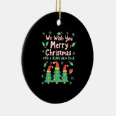 Christmas Christmas Christmas Christmas Christmas  Keramisch Ornament (Rechts)