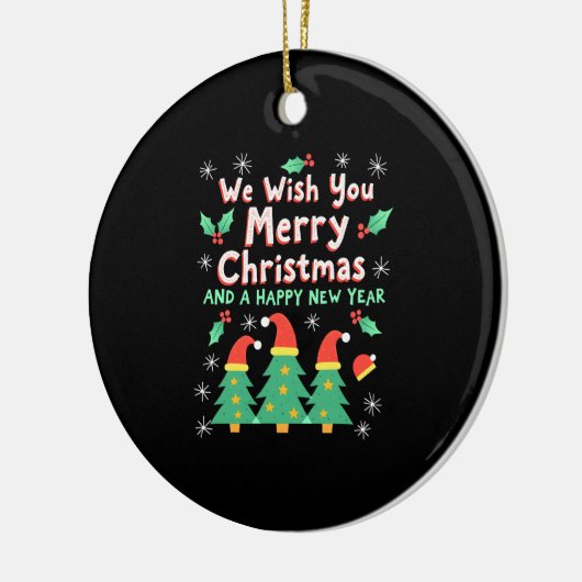 Christmas Christmas Christmas Christmas Christmas  Keramisch Ornament (Links)