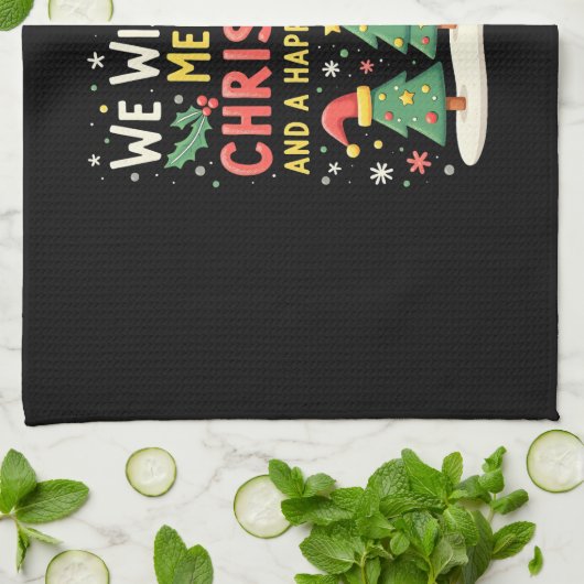 Christmas Christmas Christmas Christmas Christmas  Theedoek (Gevouwen)