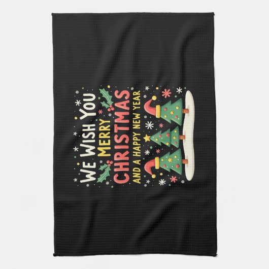 Christmas Christmas Christmas Christmas Christmas Theedoek (Verticaal)