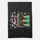 Christmas Christmas Christmas Christmas Christmas  Theedoek (Verticaal)