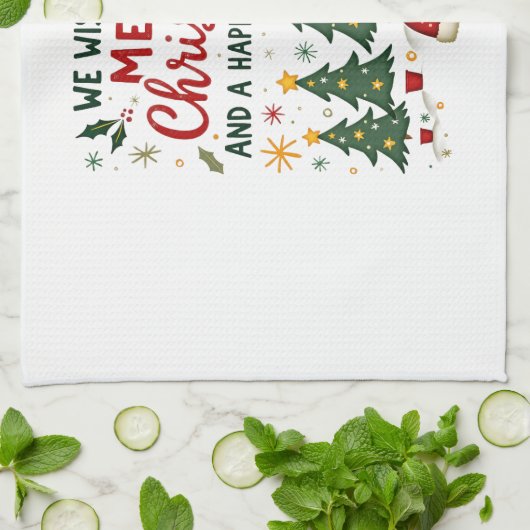 Christmas Christmas Christmas Christmas Christmas  Theedoek (Gevouwen)