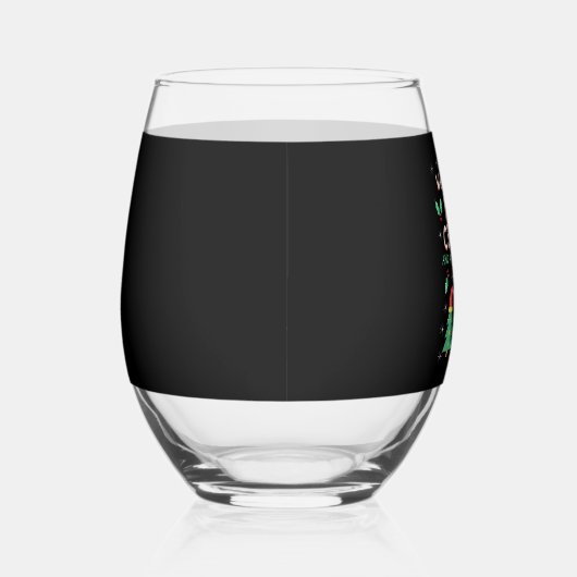 Christmas Christmas Christmas Christmas Christmas  Wijnglas Zonder Voet (Rechts)