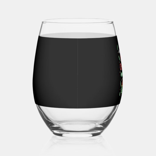 Christmas Christmas Christmas Christmas Christmas Wijnglas Zonder Voet (Rechts)