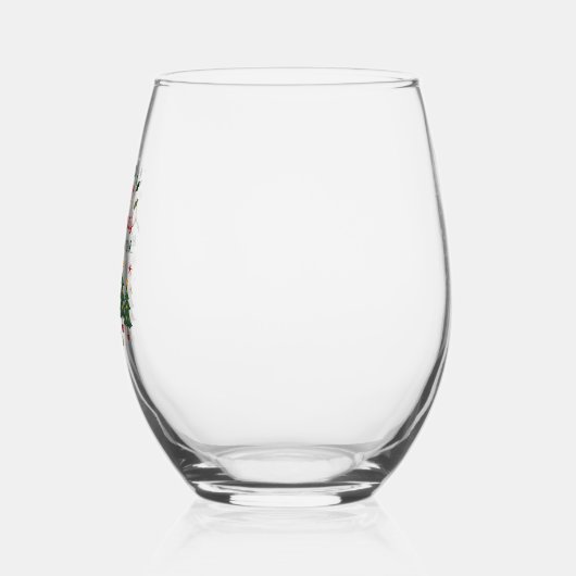 Christmas Christmas Christmas Christmas Christmas Wijnglas Zonder Voet (Links)