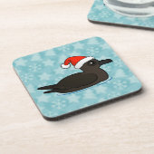Christmas Christmas Shearwater Bier Onderzetter (Linkerzijde)