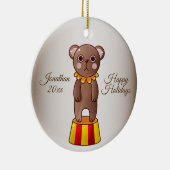 Christmas Circus Beer Keramisch Ornament (Rechts)