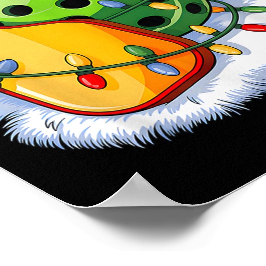 Christmas Ckleball Santa Xmas Ckleball Lover Manne Poster (Hoek)