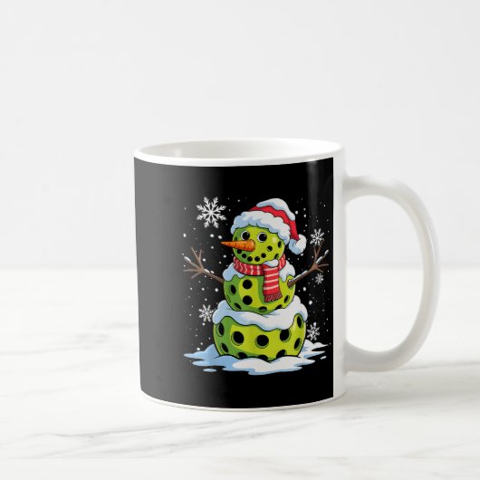 Christmas Ckleball Snowman Christmas Women Men Kid Koffiemok (Rechts)
