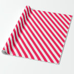 Christmas Classic rood wit gestreept trendy stijlv Cadeaupapier<br><div class="desc">Christmas Classic Rood Wit Gestreept Trendy Stijlvol Sjabloon Wrapping Papier.</div>