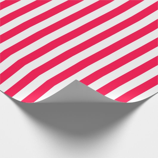 Christmas Classic Sjabloon Rood Wit Nostalgisch Cadeaupapier (Hoek)