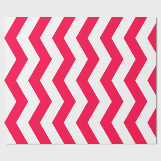 Christmas Classic Style Rood Wit Gestreept Sjabloo Cadeaupapier (Vlak)