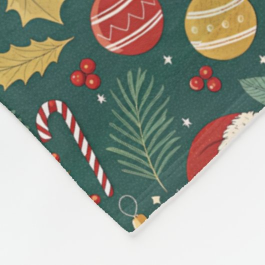 Christmas Classics Fleece Deken (Hoek)