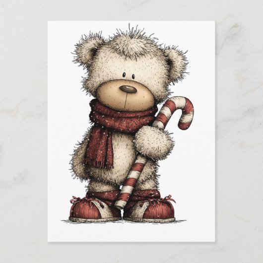 Christmas Clipart Collection | Teddy Bear Briefkaart (Voorkant)