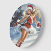 Christmas clock grote klok (Hoek)