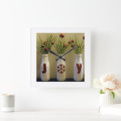 CHRISTMAS CLOCK "JOY JOY JOY JOY" VIERKANTE KLOK (Huis)