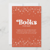 Christmas Clothesline Baby Shower and Book Request Kaart (Achterkant)