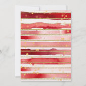 Christmas Clothesline Baby shower Kaart (Achterkant)