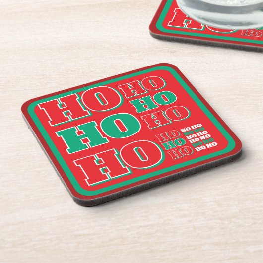 Christmas coaster. beverage coaster bier onderzetter (Linkerzijde)