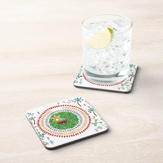 Christmas Coasters Bier Onderzetter (Rechterzijde)