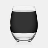 Christmas Cocker Spaniel (White) Essential T-Shirt Wijnglas Zonder Voet (Links)